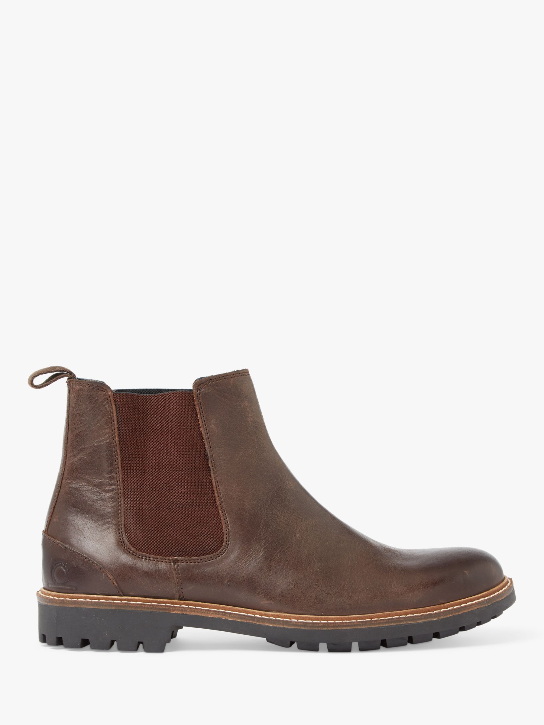 Chatham Chirk Leather Chelsea Boots, Brown at John Lewis & Partners