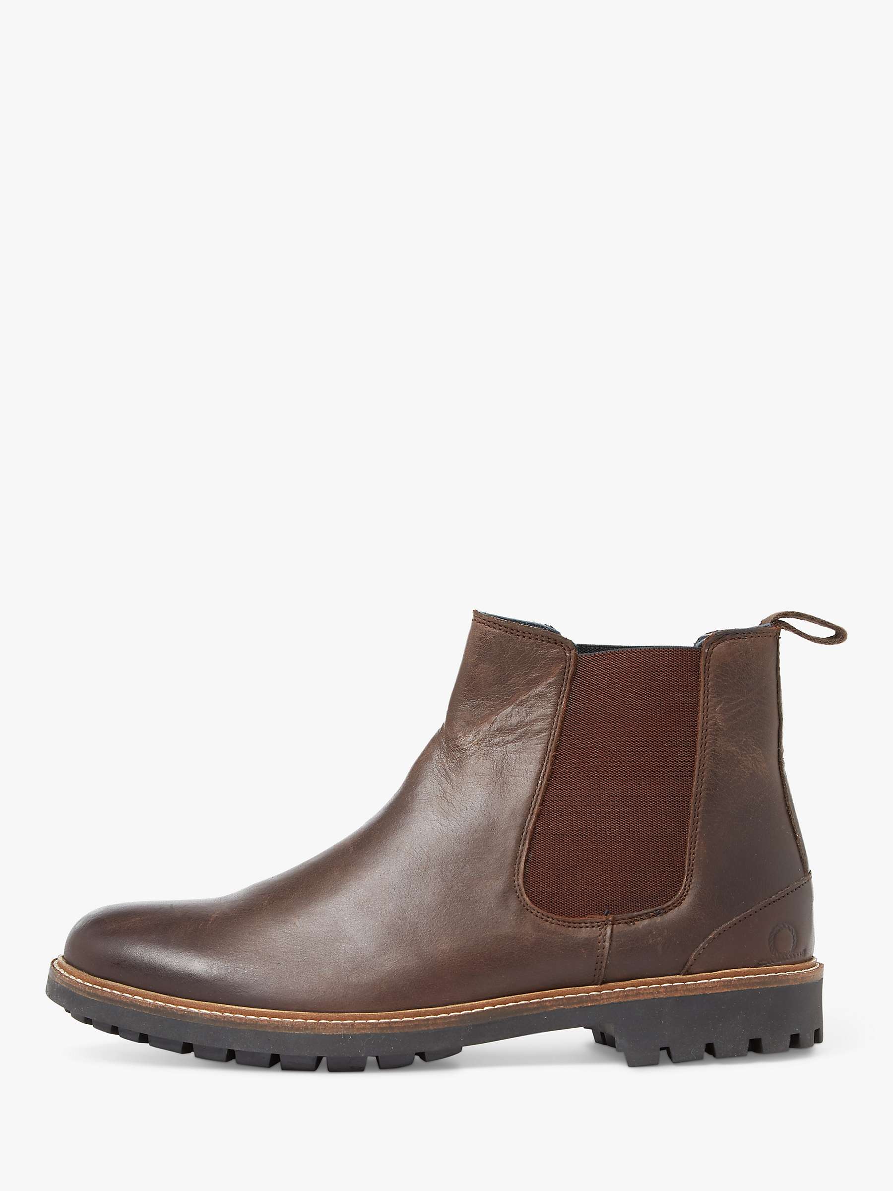 Buy Chatham Chirk Leather Chelsea Boots, Brown Online at johnlewis.com
