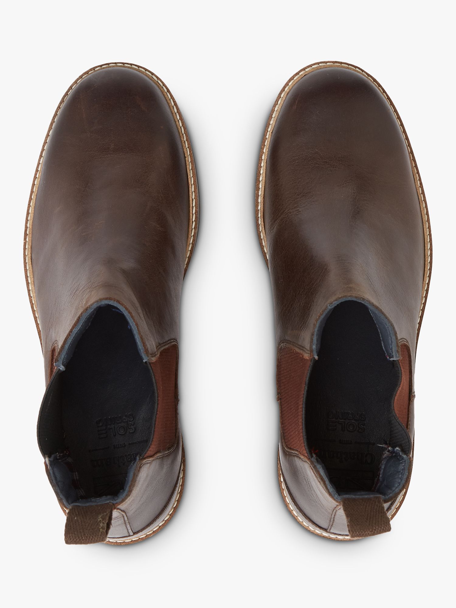 Buy Chatham Chirk Leather Chelsea Boots, Brown Online at johnlewis.com