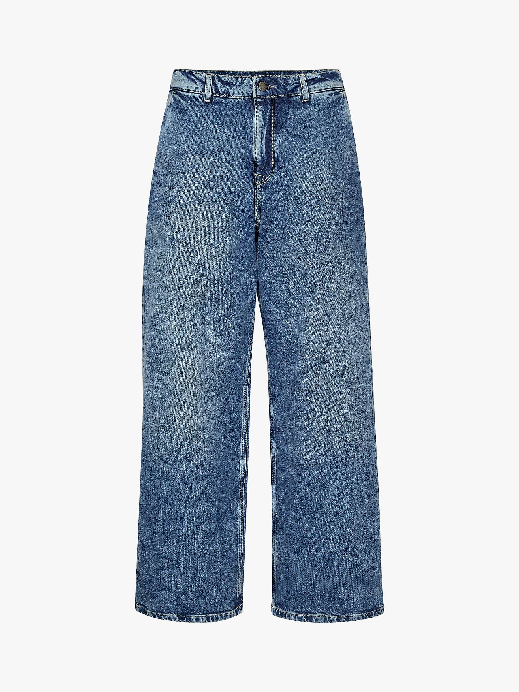Buy MY ESSENTIAL WARDROBE Tusa Baggy Fit Regular Waist Jeans, Medium Blue Wash Online at johnlewis.com