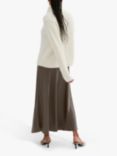 MY ESSENTIAL WARDROBE Meena Wool Blend Turtleneck Jumper, Snow White