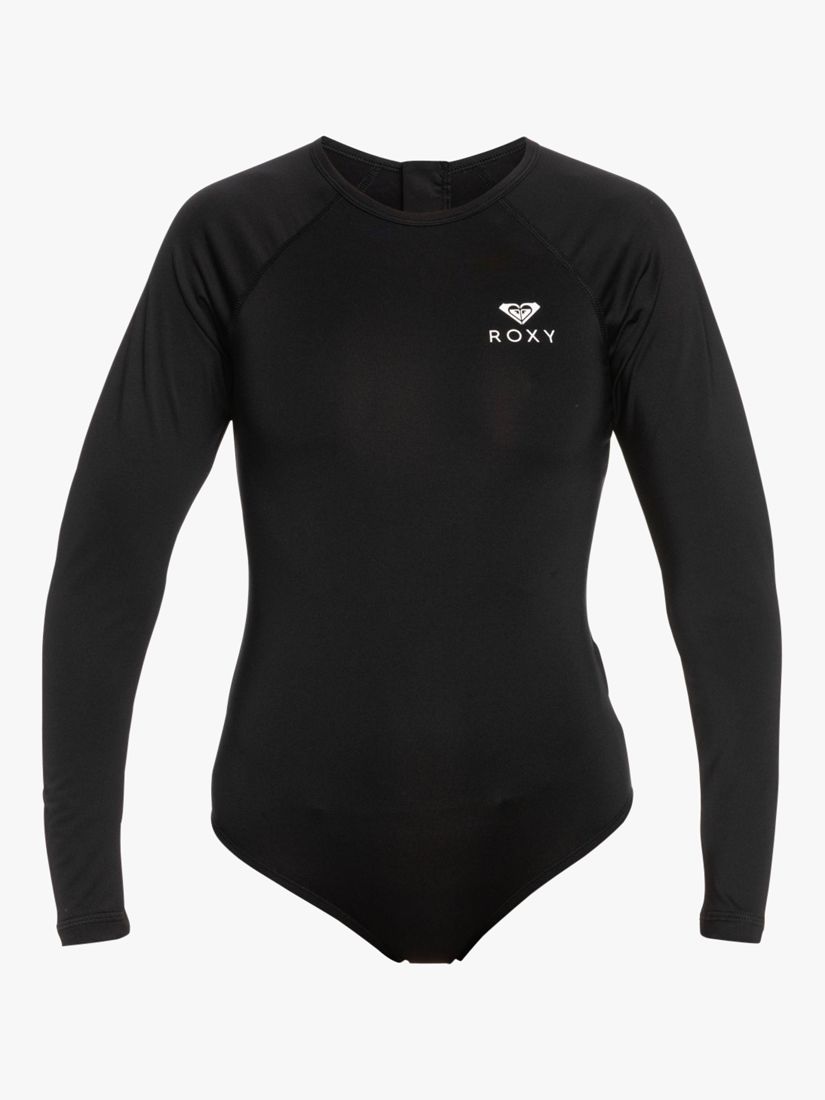 Roxy Long Sleeve Swimsuit, Anthracite, M
