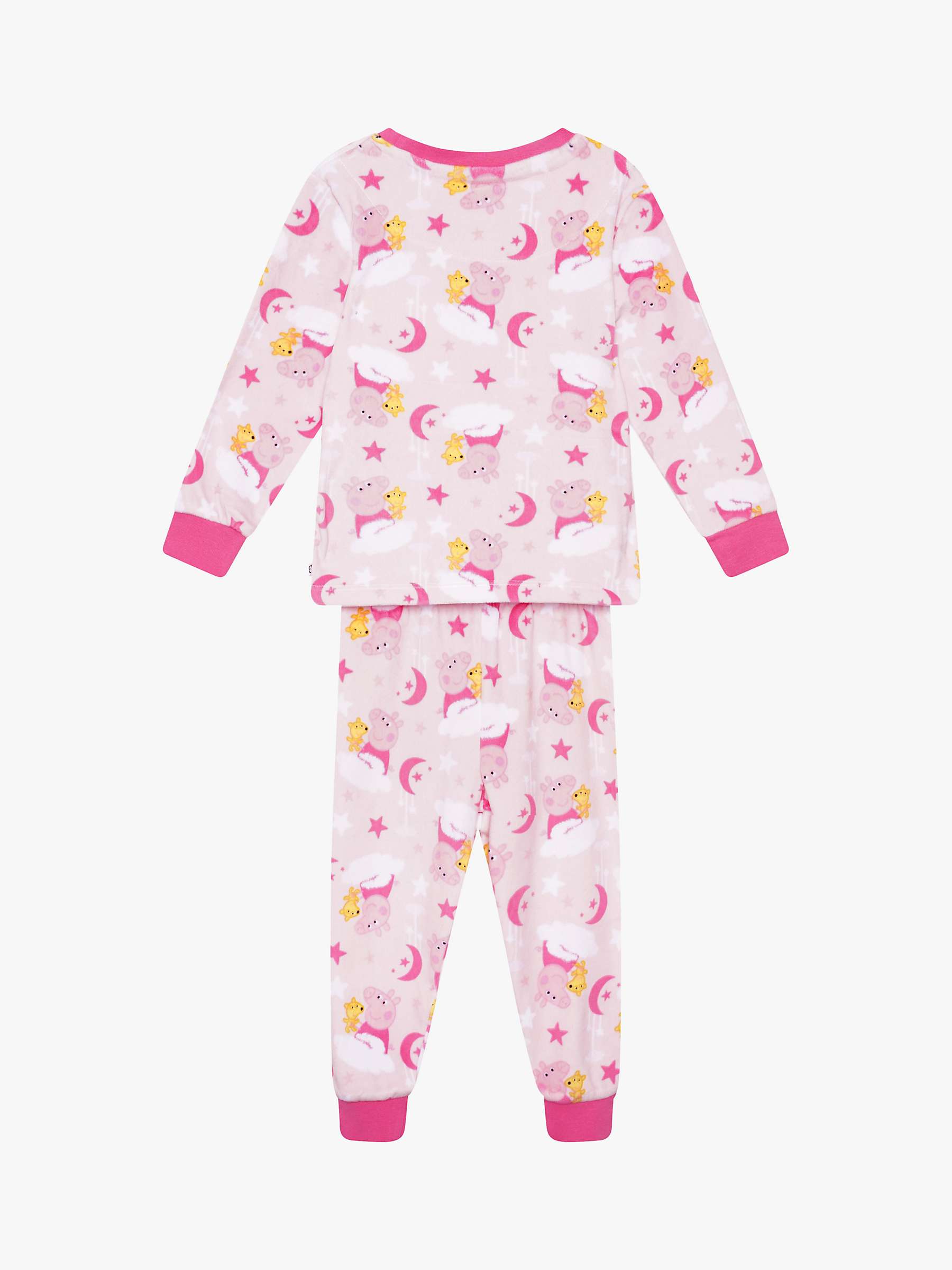 Buy Brand Threads Kids' Peppa Pig Fleece Pyjamas Set Online at johnlewis.com