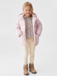 Mango Baby Julong Faux Shearling Lined Hooded Padded Jacket