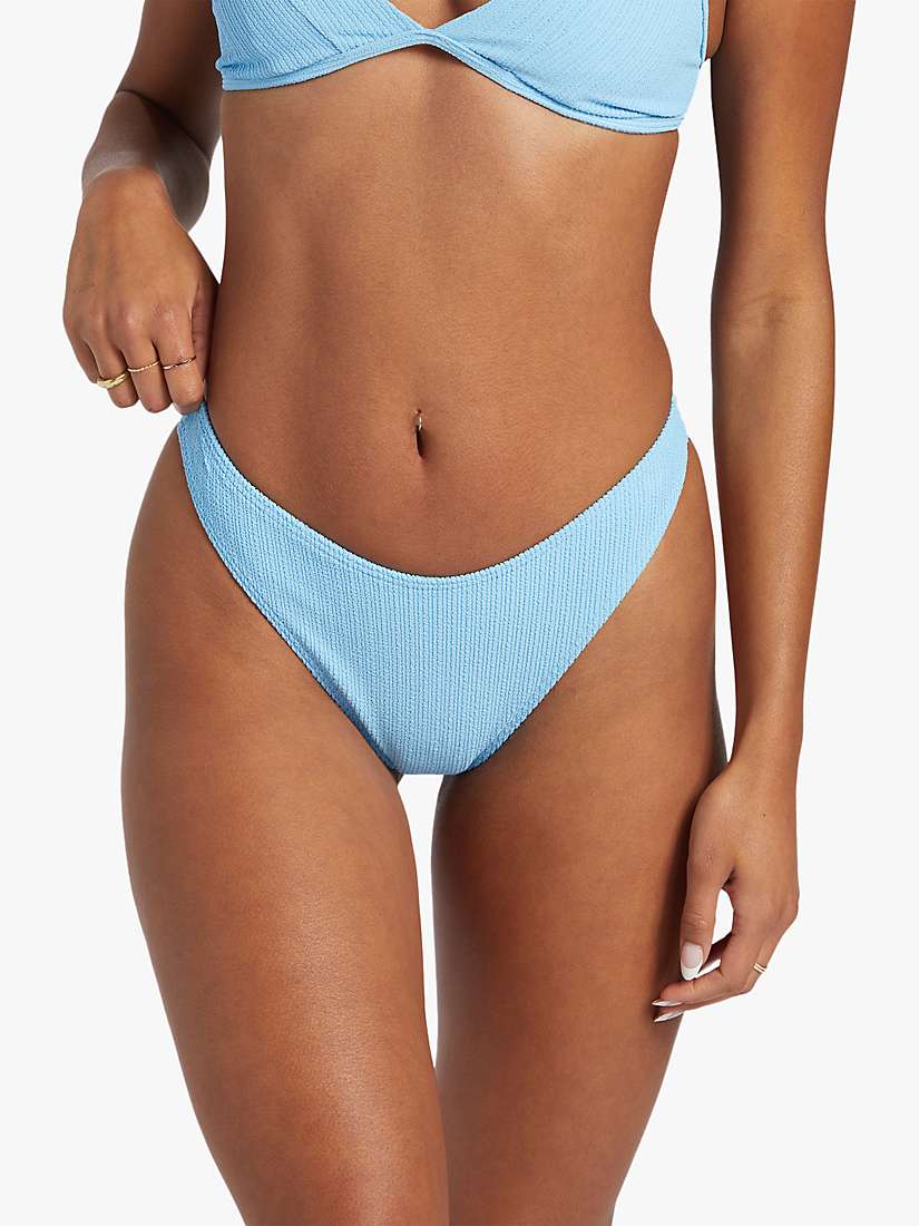 Buy Billabong Sunrays Cheeky High Leg Bikini Bottoms, Blue Dream Online at johnlewis.com
