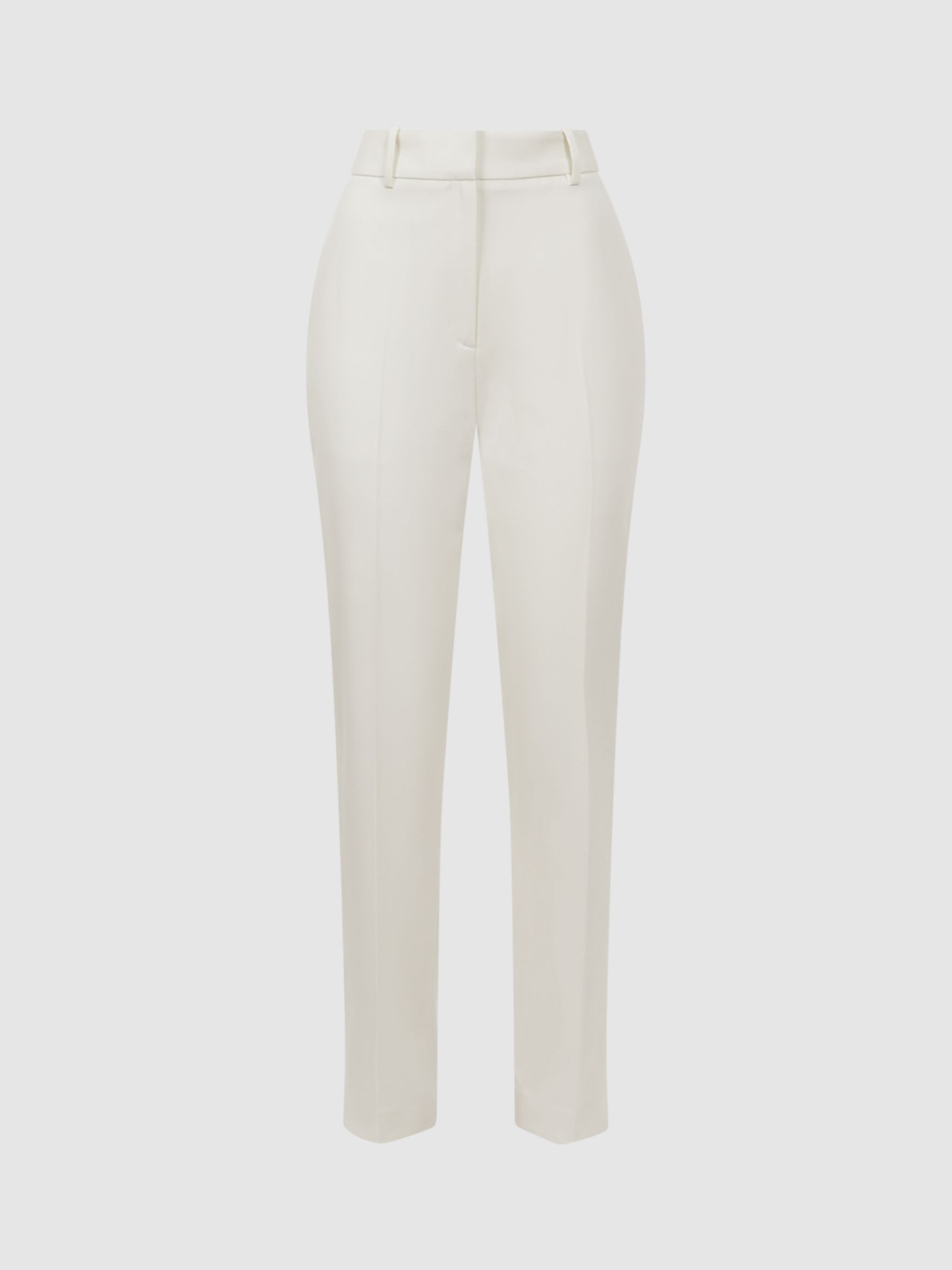 Buy Reiss Mila Slim Fit Trousers, Off White Online at johnlewis.com