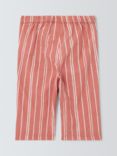 John Lewis Baby Stripe Trousers, Red/White