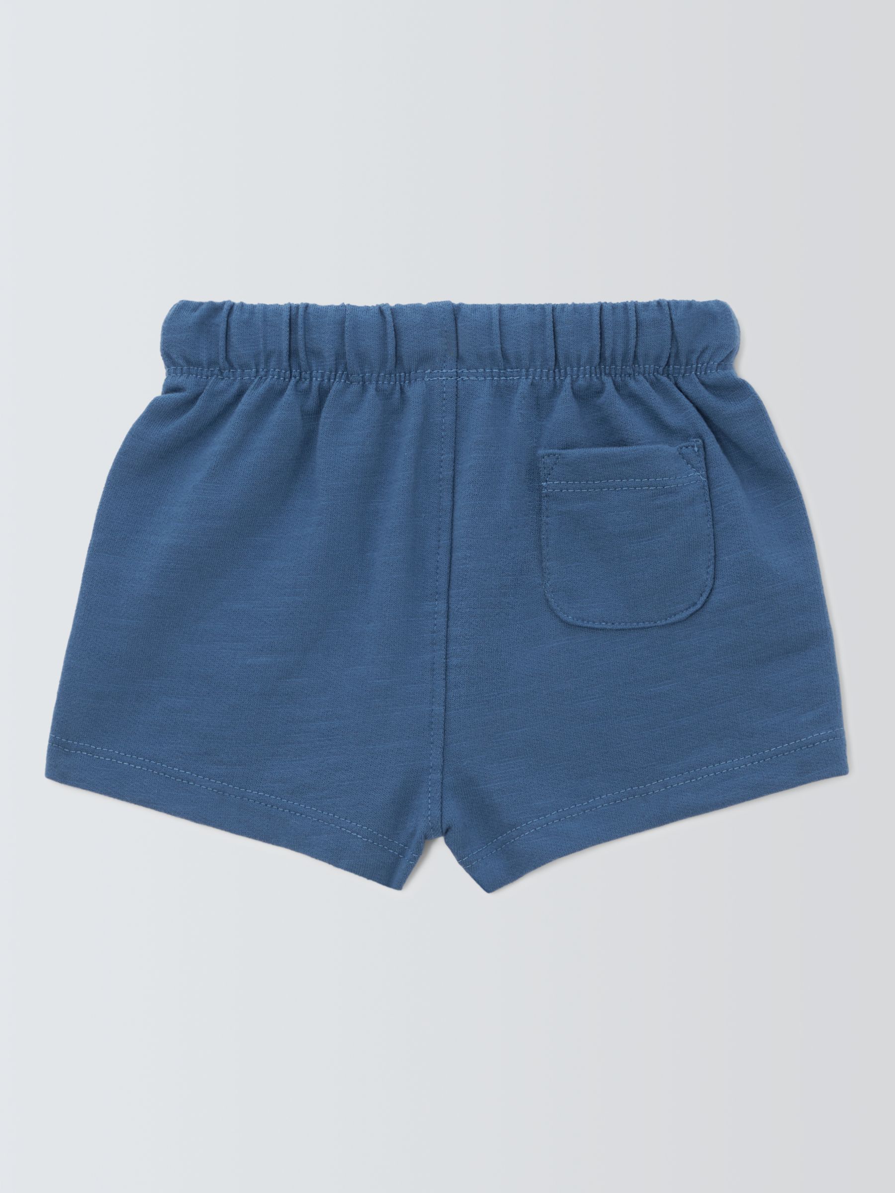 John Lewis ANYDAY Baby Sweat Shorts, Blue, 18-24 months