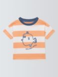 John Lewis ANYDAY Baby Stripe Fish T-Shirt, Multi