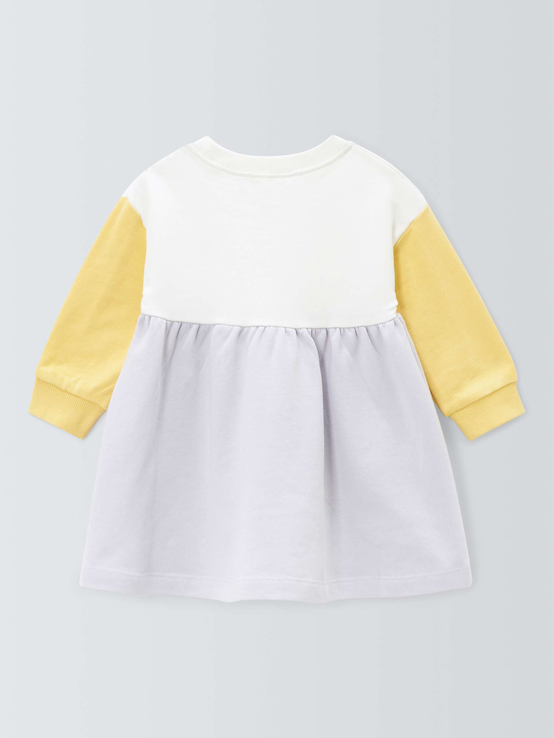 Buy John Lewis ANYDAY Baby Lemon Colour Block Dress, Multi Online at johnlewis.com
