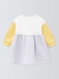 John Lewis ANYDAY Baby Lemon Colour Block Dress, Multi