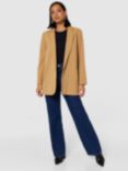 Closet London Oversized Blazer, Camel