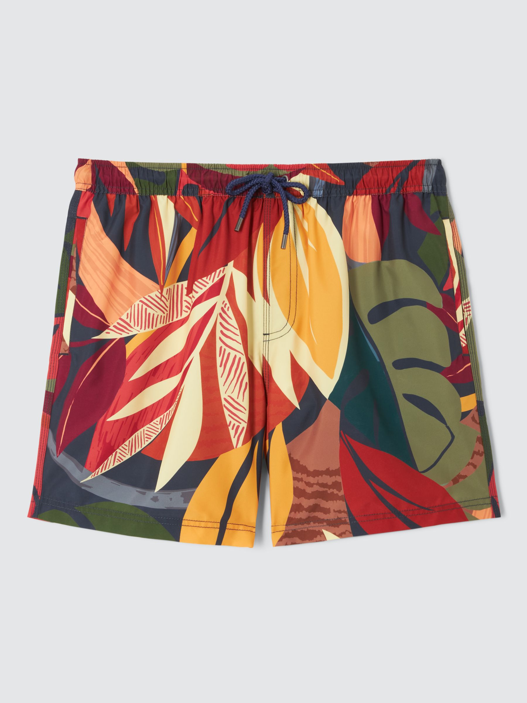 John Lewis Coco Palm Swim Shorts, Multi, XL