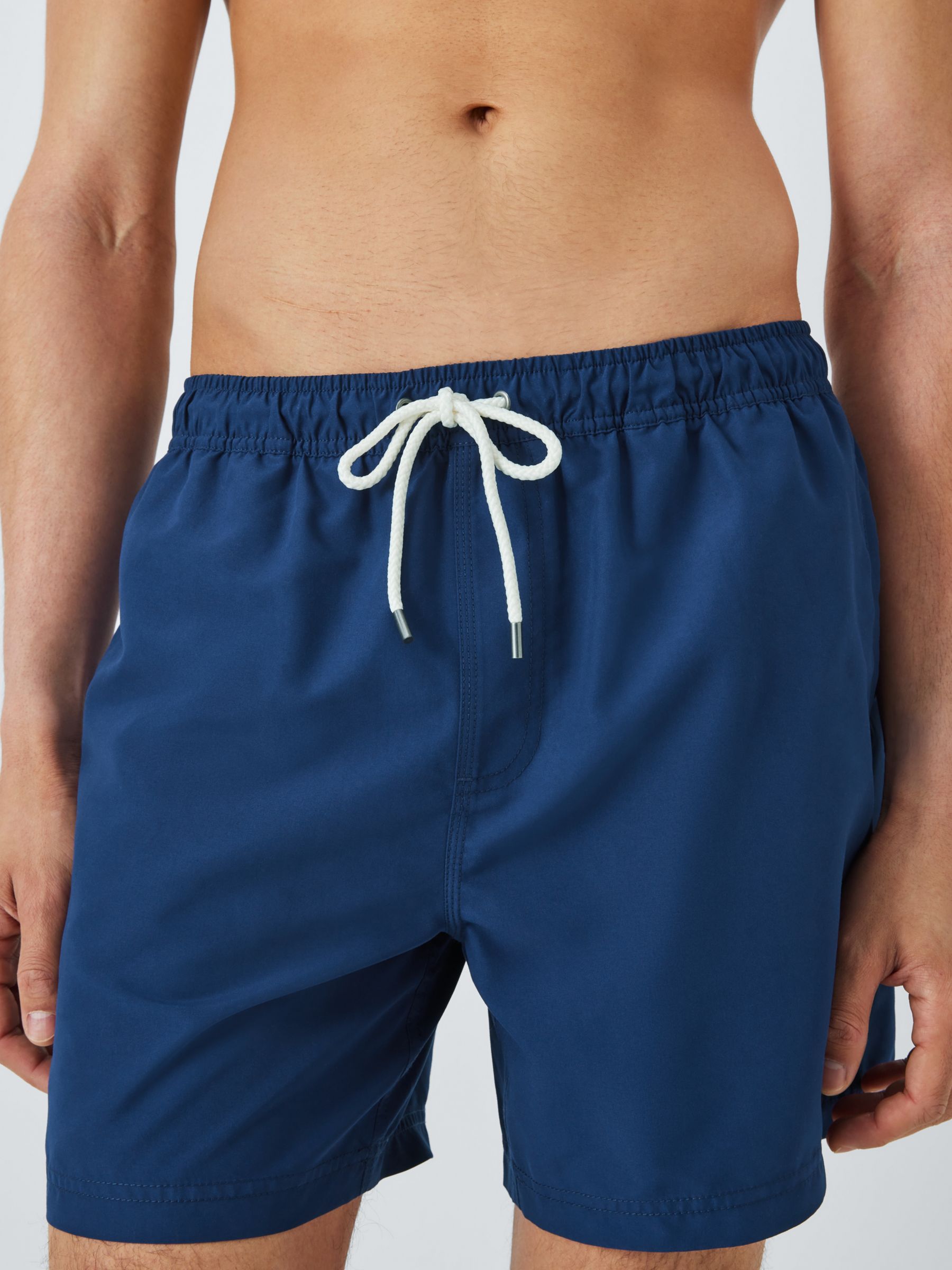 John Lewis Recycled Polyester Swim Shorts, Navy, M