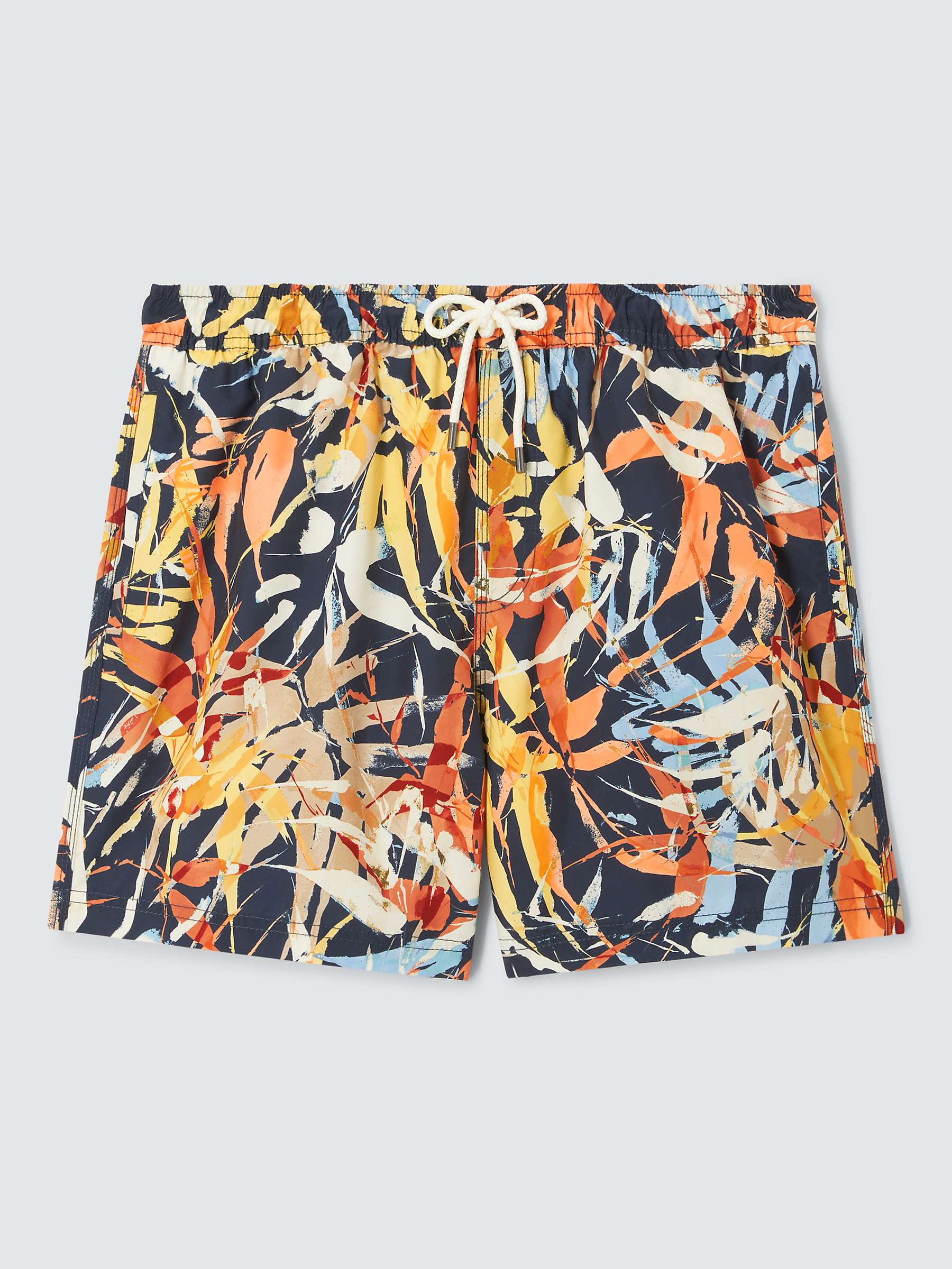 Buy John Lewis Bamboo Print Recycled Polyester Swim Shorts, Multi Online at johnlewis.com