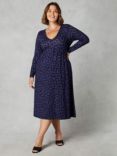 Live Unlimited Jersey Relaxed Midi Dress, Purple