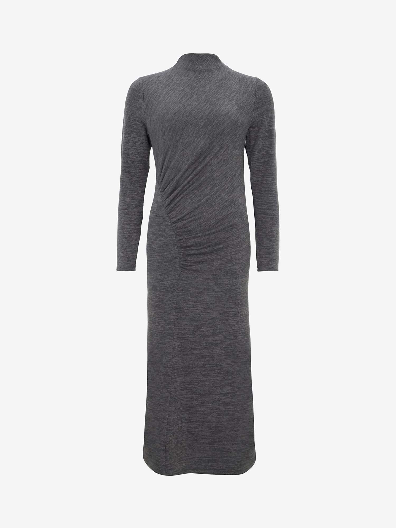 Buy Mint Velvet Jersey Midi Dress, Dark Grey Online at johnlewis.com