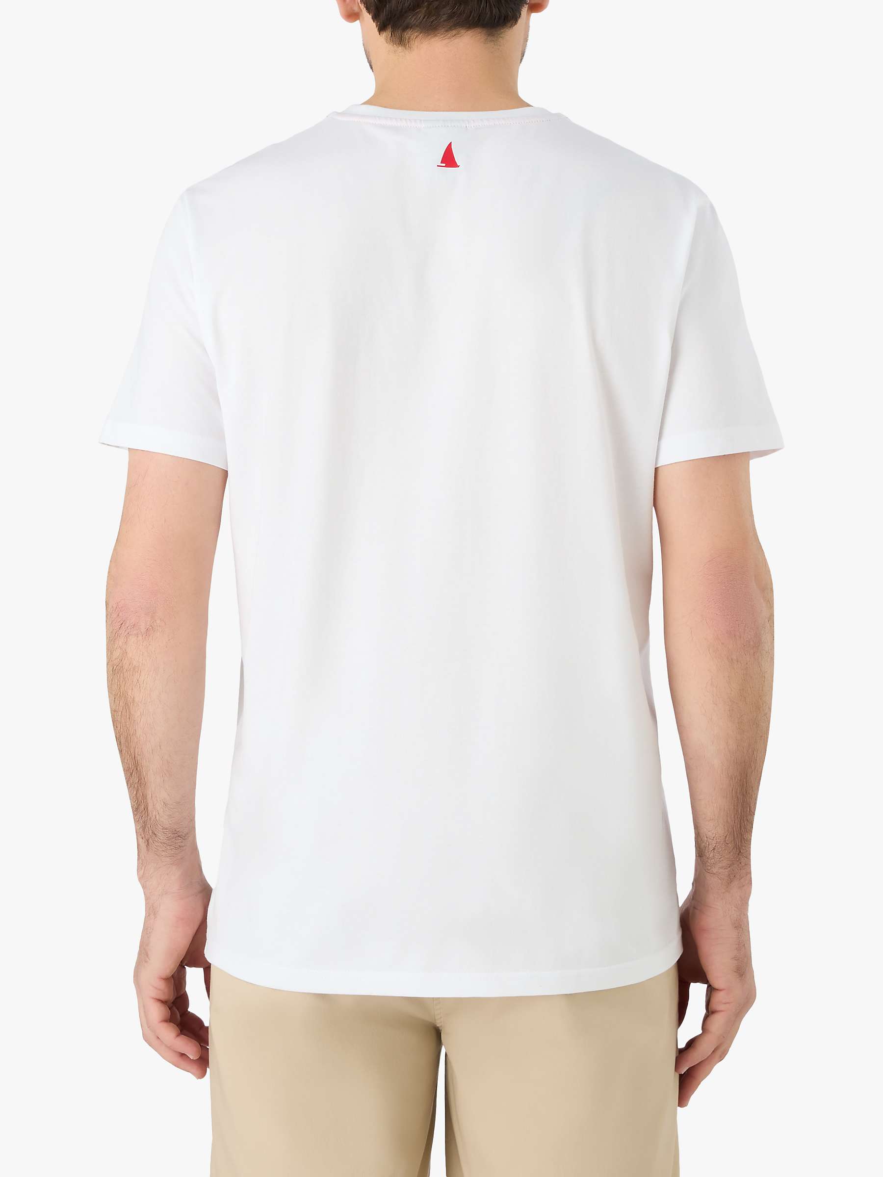 Buy Musto Nautical Short Sleeve T-Shirt, White Online at johnlewis.com