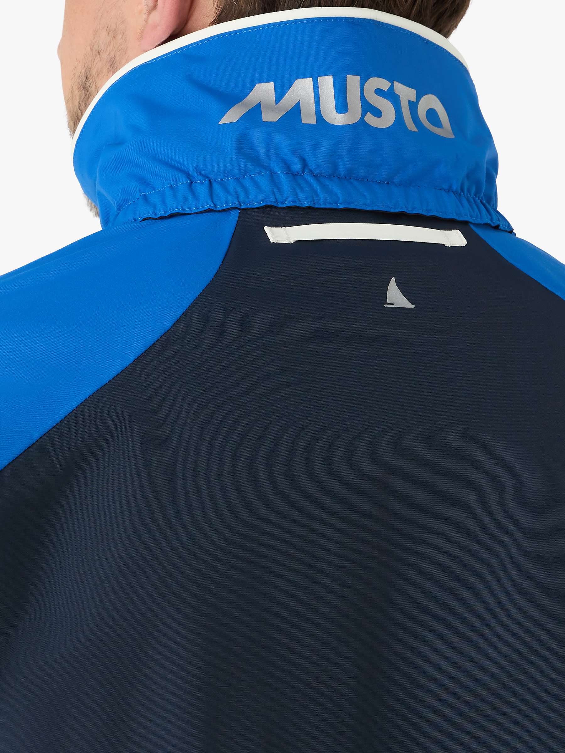Buy Musto Sardinia BR1 Men's Waterproof Jacket, Aruba Blue/Navy Online at johnlewis.com