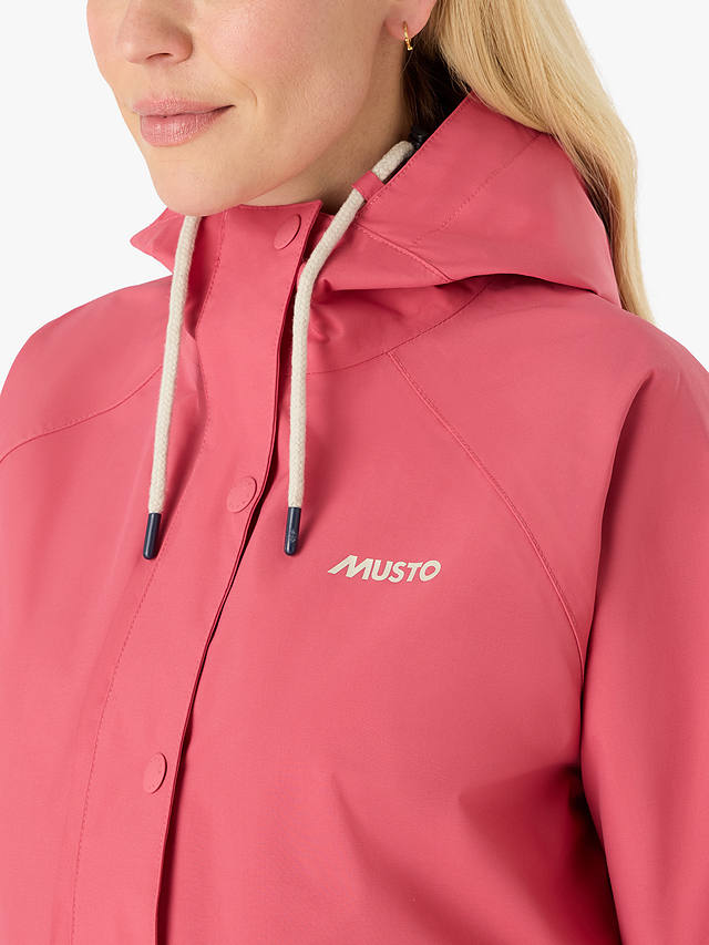Musto Classic Shore Waterproof Women's Jacket, Sweet Raspberry