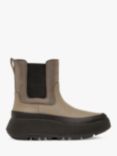 FitFlop Water Resistant Fabric/Leather Flatform Chelsea Boots, Minky Grey