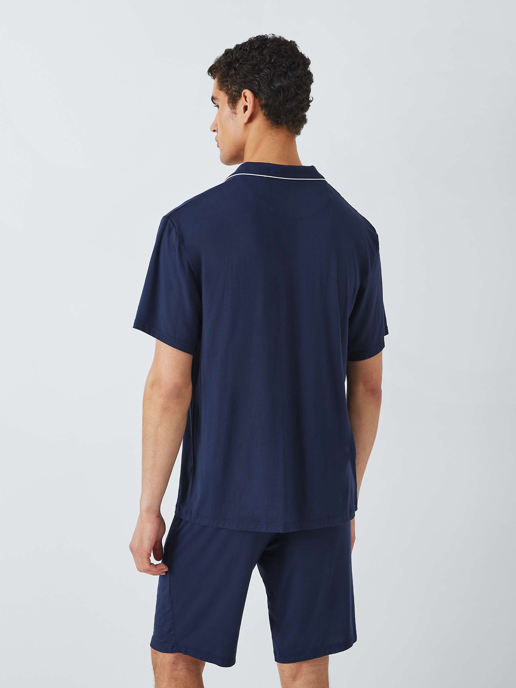 Buy John Lewis Modal Pyjama Short Set, Blue Online at johnlewis.com