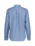 GANT Kids' Stripe Shield Long Sleeve Shirt, Blue/White