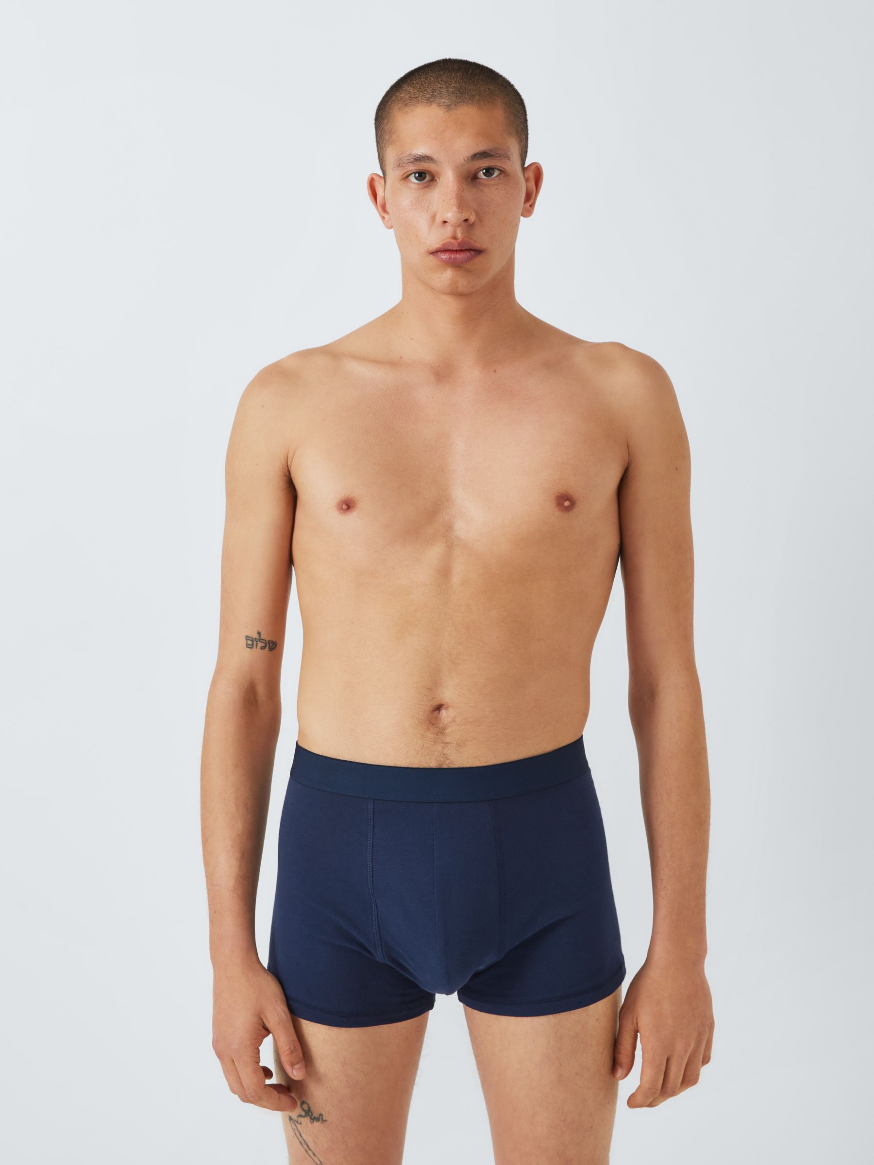 John Lewis ANYDAY Cotton Trunks, Pack of 5, Multi, XL