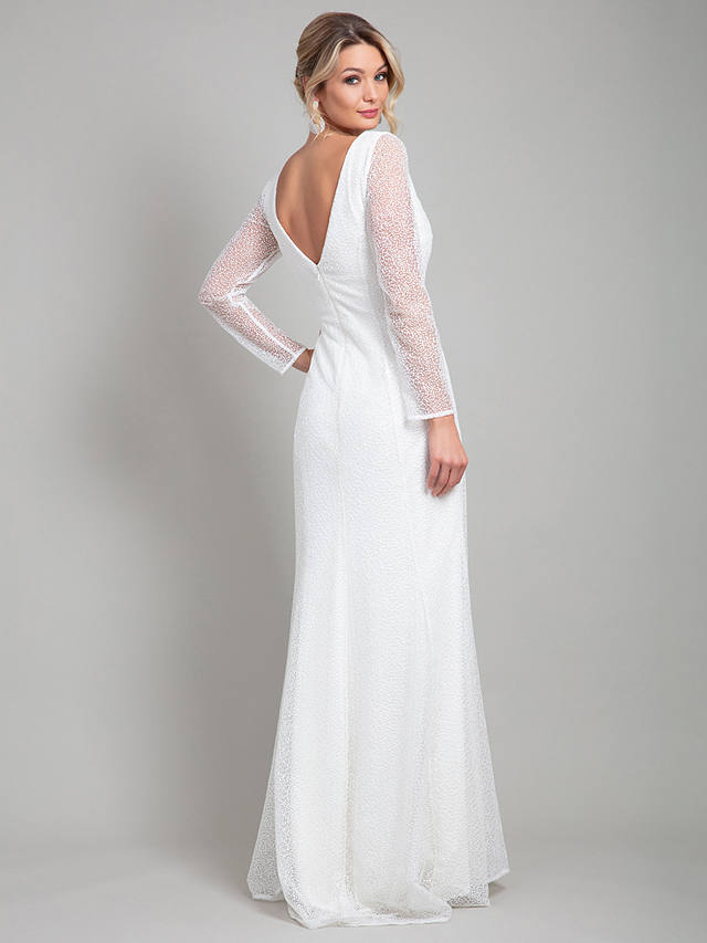 Alie Street Iris Sparkle Wedding Gown, White
