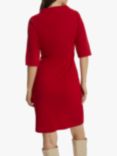 James Lakeland Eyelet High Collar Mini Dress, Red