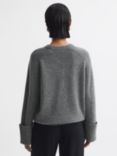 Reiss Laura Wool Cashmere Blend Crew Neck Jumper