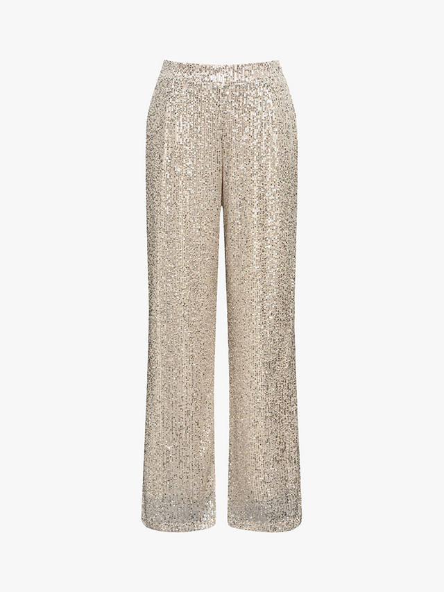 A-VIEW Alexi Sequin Trousers, Silver