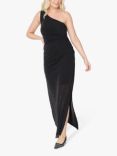A-VIEW Passion Side Slit Maxi Dress, Black, Black