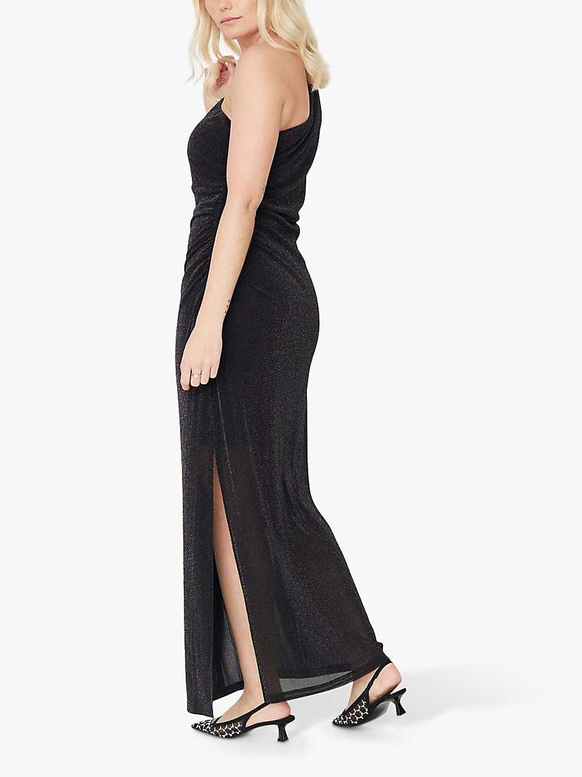Buy A-VIEW Passion Side Slit Maxi Dress, Black Online at johnlewis.com