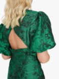 A-VIEW Aria Puff Sleeve Mini Dress, Green