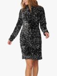 A-VIEW Silla Sequin Mini Dress, Silver