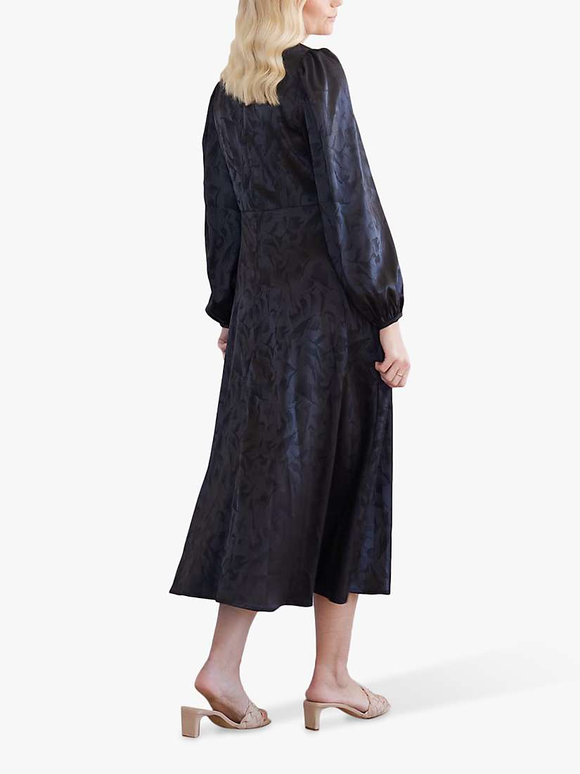 Buy A-VIEW Gina Midi Dress, Black Online at johnlewis.com