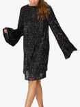 A-VIEW Alexi Mini Sequin Dress, Black