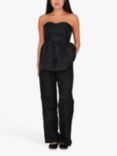 A-VIEW Aria Strapless Peplum Top, Black