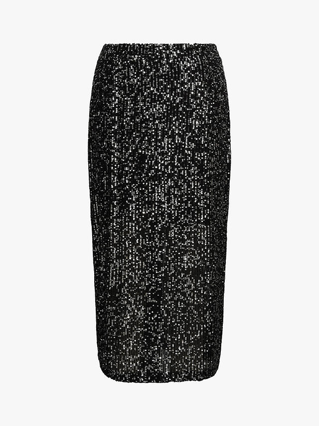A-VIEW Alexi Midi Skirt, Black