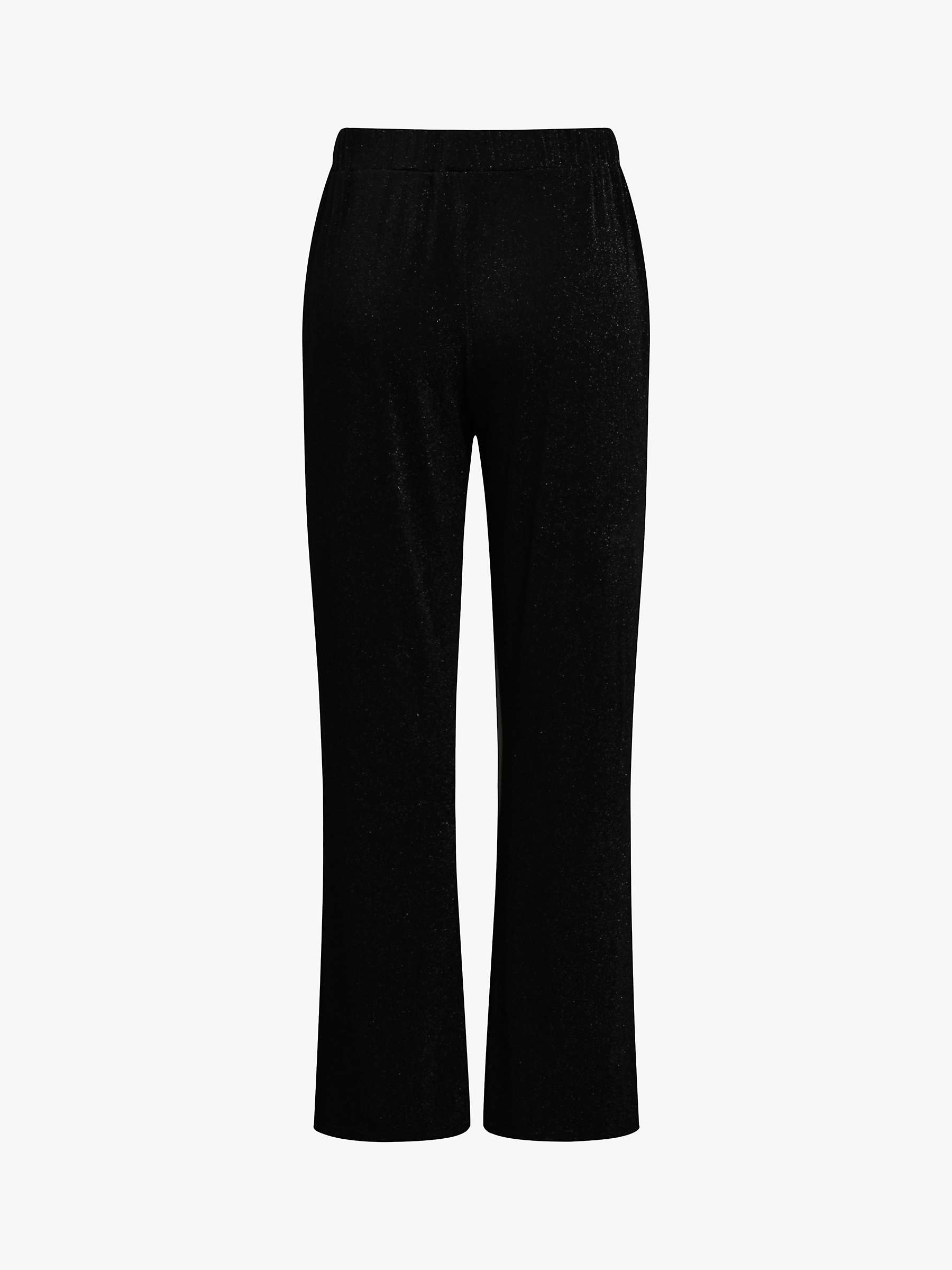 Buy A-VIEW Eva Loose Trousers, Black Online at johnlewis.com