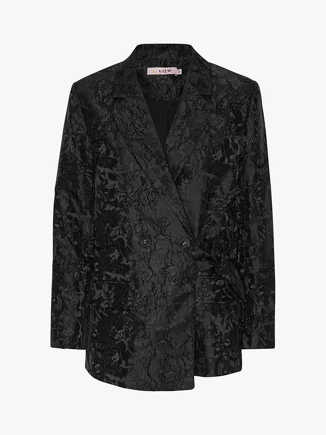 A-VIEW Aria Double Breasted Blazer, Black