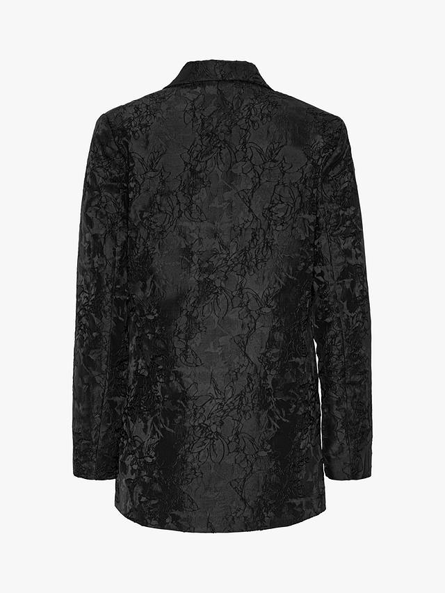 A-VIEW Aria Double Breasted Blazer, Black at John Lewis & Partners