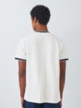 Kin Contrast Trim Textured T-Shirt