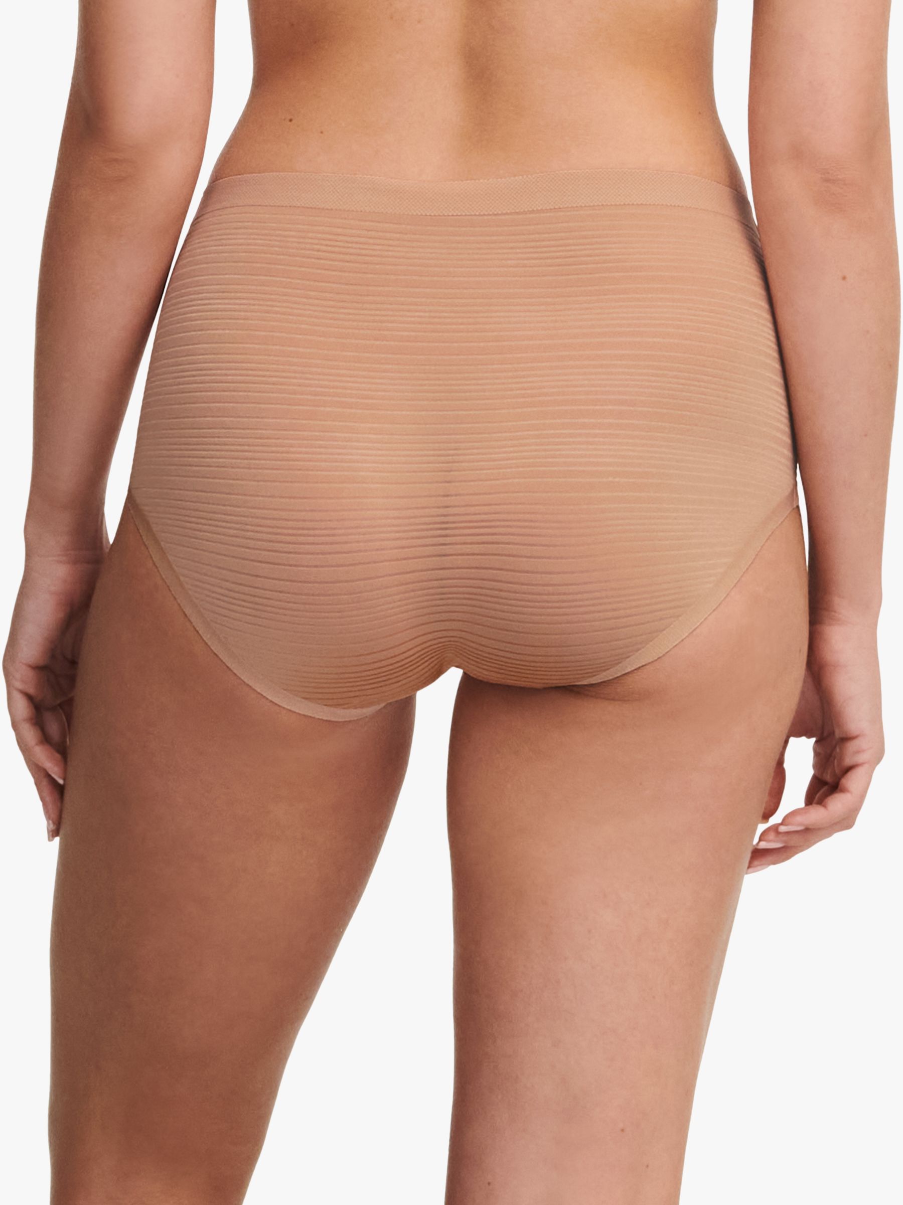 Chantelle Soft Stretch Stripes High Waisted Thong – Top Drawer