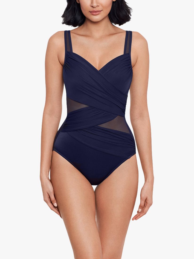 Miraclesuit Madero Network Swimsuit, Midnight, 18