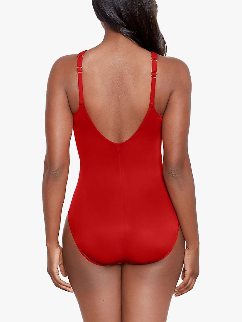 Buy Miraclesuit Aphrodite Halter Neck Swimsuit, Cayenne Online at johnlewis.com
