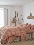 Piglet in Bed Pembroke Stripe Linen Flat Sheet