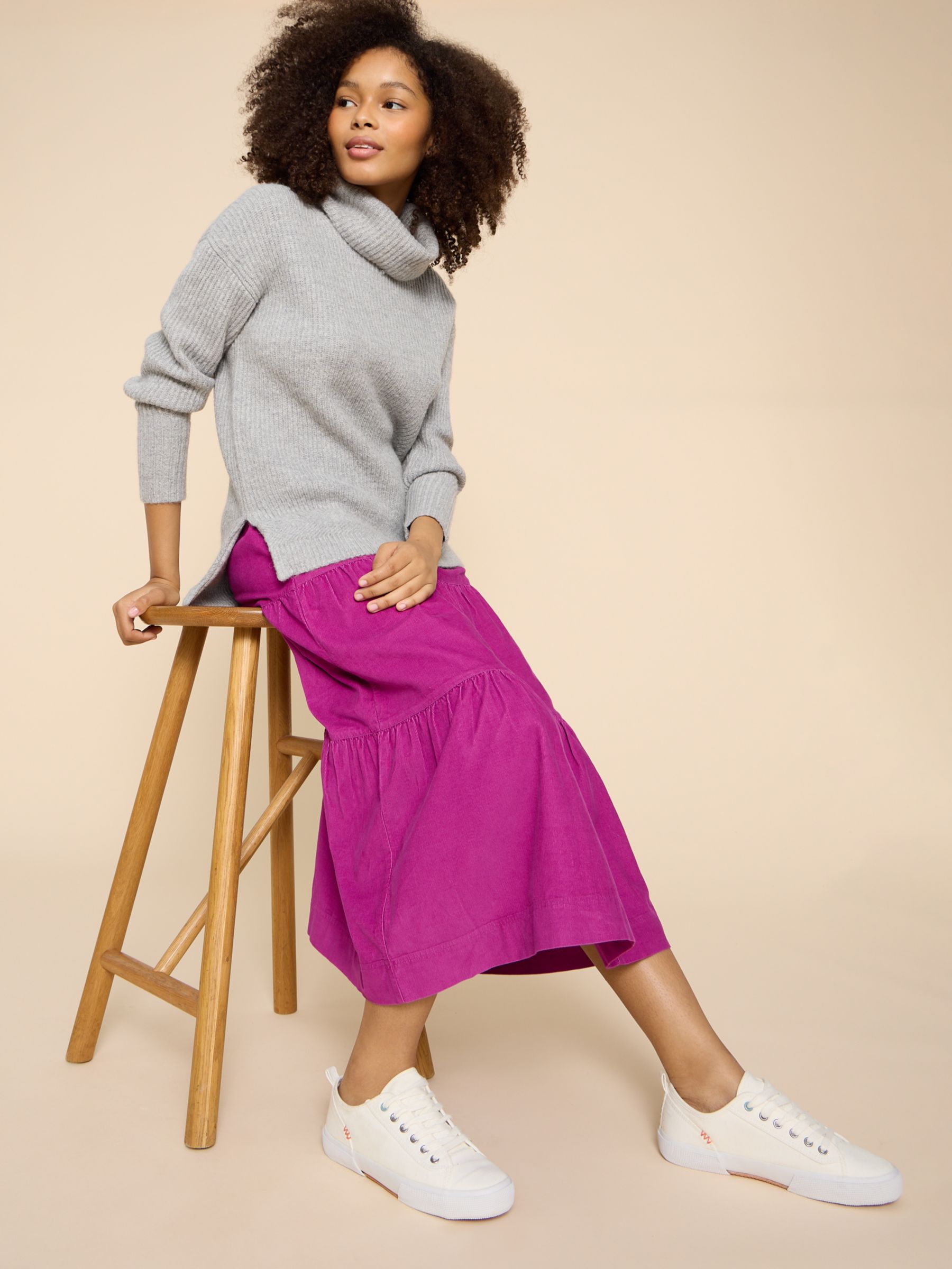 Women's Skirts - Plain, Pink | John Lewis & Partners