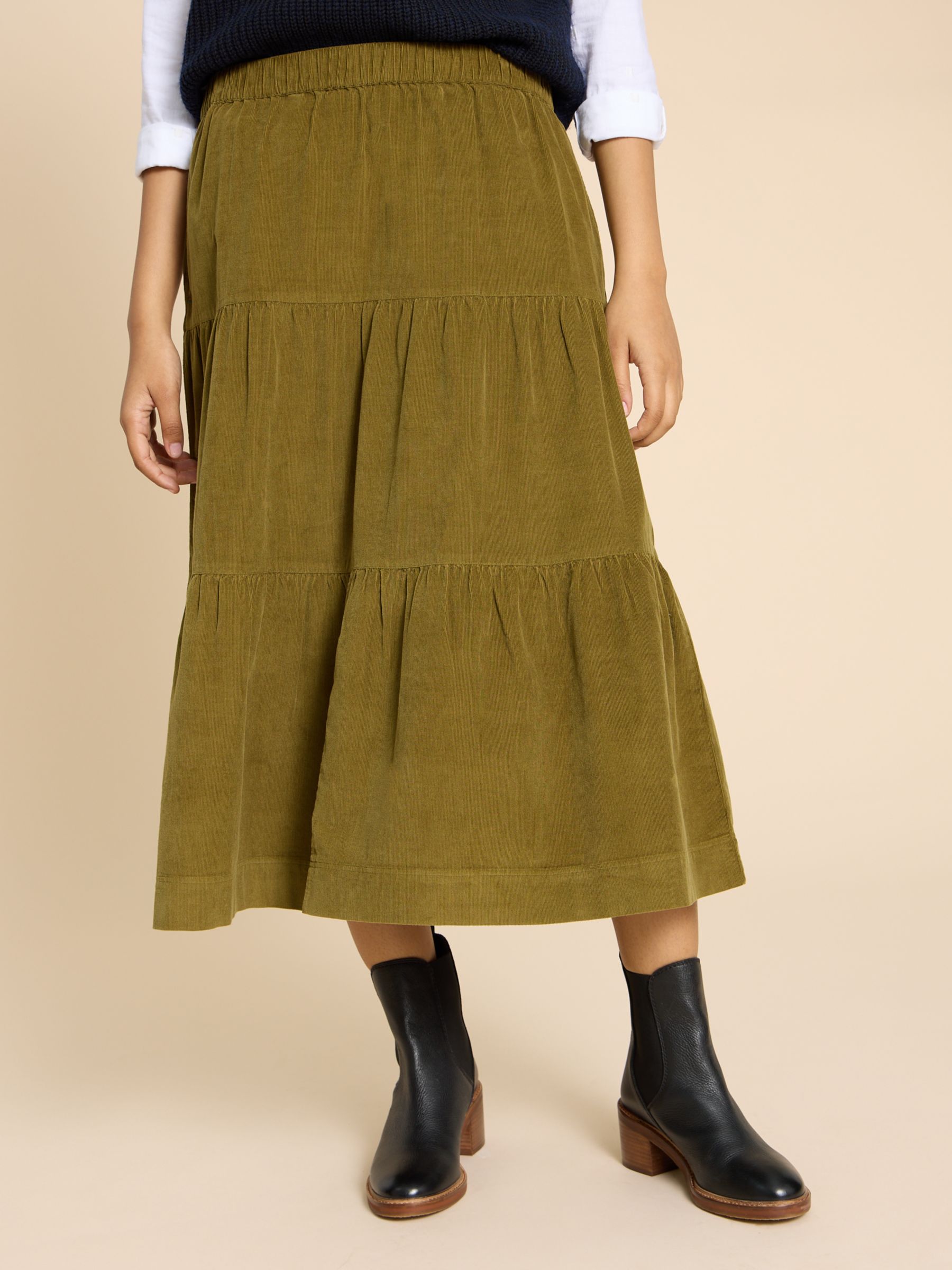 Maxi skirt plus discount size corduroy skirt